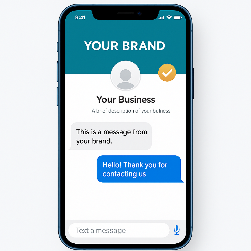 Branded Messaging Feature
